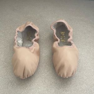 Capezio and Block pink leather ballet shoes/slippers.